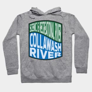 Collawash River Scenic and Recreational River wave Hoodie